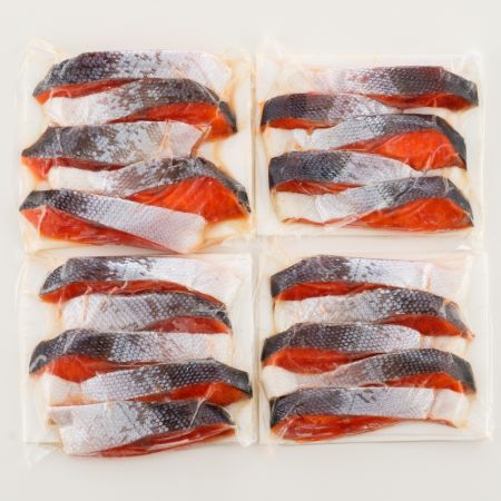 [ヤマノ]紅鮭切身5切×4入