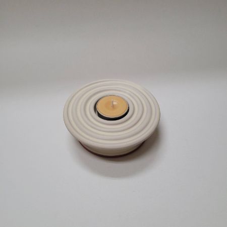 [AKO DOMAE]RIPPLE - candle holder / white