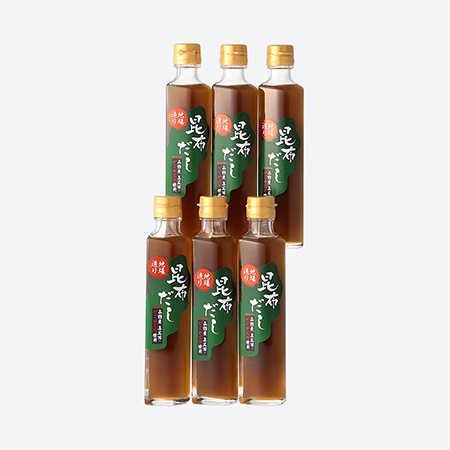 [栄屋]道南地場造り「昆布だし」200ml×6