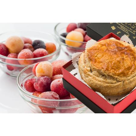 [大橋さくらんぼ園]果樹園のさくらんぼパイ&冷凍さくらんぼミックスセット