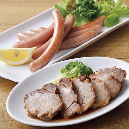 [鈴木ビビッドファーム]はちみつチャーシュー・白の貴婦人ウインナーセット