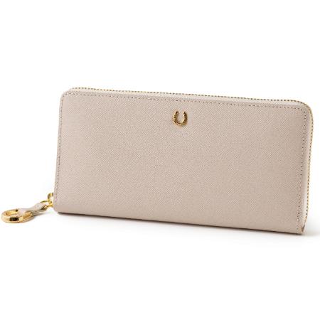 [ソメスサドル]PT-71 ラウンド長財布 アイボリー