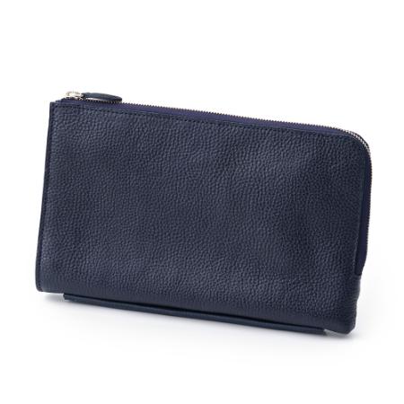 [ソメスサドル]GL-07 クラッチバッグ ネイビー