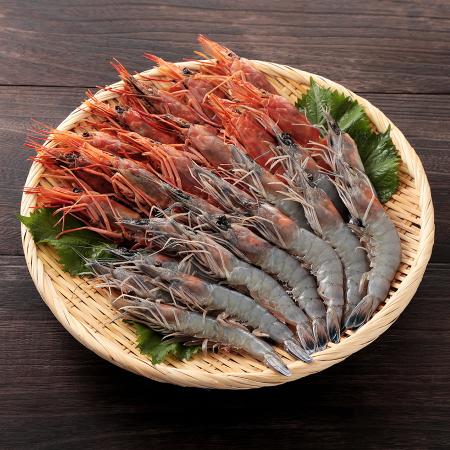 [丸勝水産]えびの灰干し食べ比べセット(天使の海老・赤えび)