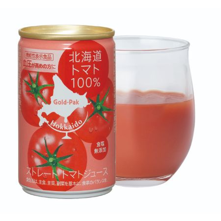 [ゴールドパック]北海道トマト100%ジュース 160g×20本