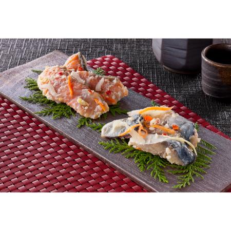 [斉藤漁業]鮭・さば飯寿司セット
