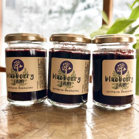 [iorifarmhokkaido]ブルーベリージャム 120g×3個