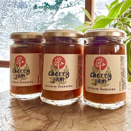 [iorifarmhokkaido]さくらんぼジャム 120g×3個