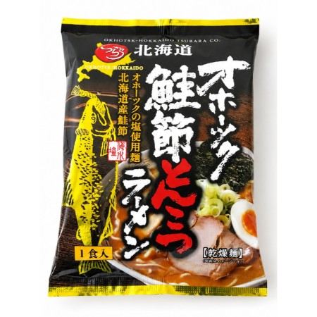 [つらら]オホーツクの鮭節とんこつラーメン1食×8袋