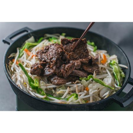 [平取ジビエ工房]平取町産エゾシカロース肉ジンギスカン500g