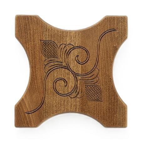 [ramgu]鍋敷き Lサイズ mebae ウォルナット