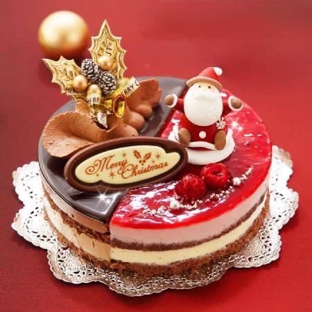 [スイートますや]クリスマスケーキ『ダブルショコラ』5号サイズ