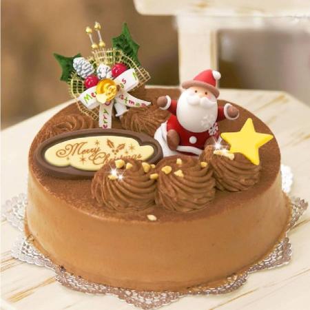 [スイートますや]クリスマスケーキ『生チョコラータ』5号サイズ