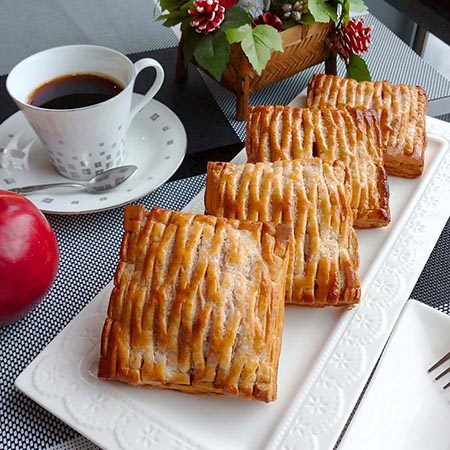 [cafe mille feuille]酪農王国のアップルパイ 3号サイズ(4個入)
