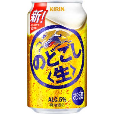 [キリンビール]キリン のどごし[生]350ml 缶(発泡酒)×24本
