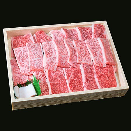 [和牛のからくわ精肉店]仙台牛A5ランク 焼き肉・カルビ用(赤身・霜降り)500g