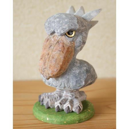 [蔵王一刀彫]ハシビロコウ