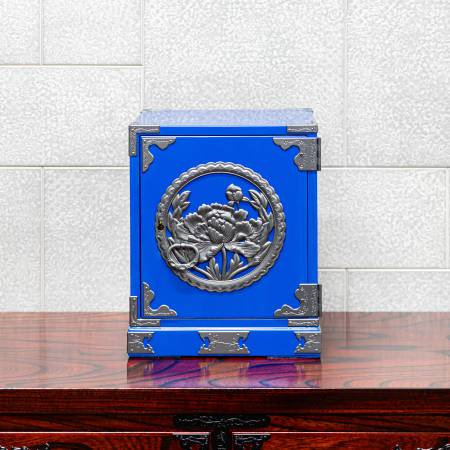 仙台箪笥 舟箪笥 藍色漆塗り(利府町ふるさと納税限定)