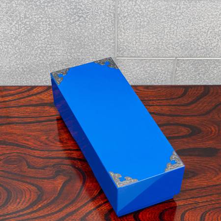 仙台箪笥 小物入れBOX 思い箱 藍色漆塗り(利府町ふるさと納税限定)