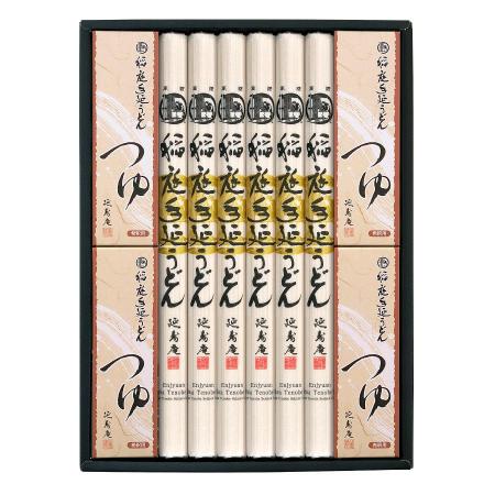 [延寿庵]稲庭手延うどん詰合せ小町-50TA うどん120g×6束、めんつゆ30g×3袋×4箱