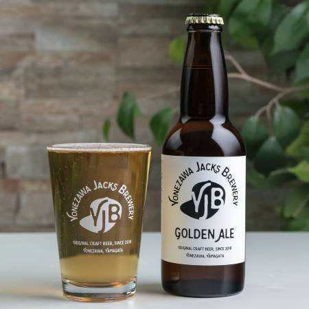 [米沢ジャックスブルワリー]クラフトビール(ゴールデンエール)330ml×3本