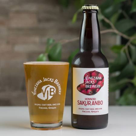 [米沢ジャックスブルワリー]クラフトビール(ほんのりさくらんぼ)330ml×3本