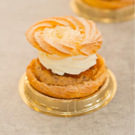 [レストランヒロミチ]来迎寺在来種そば粉&韃靼そば、うろこやのし梅のパリブレスト2個入り