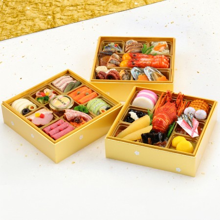 [レストランヒロミチ]フレンチ&和風のおせち[ネージュ]三段重42品目(冷凍便)4人前[12月29日お届け]