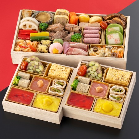 [レストランヒロミチ]フレンチおせち[ソレイユ]二段重23品目(冷蔵便)2〜3人前[12月31日お届け]