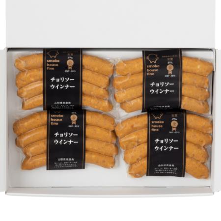 [スモークハウスファイン]金賞受賞チョリソーウインナー110g×4P