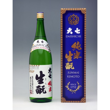 [大七酒造]純米生もと1.8L