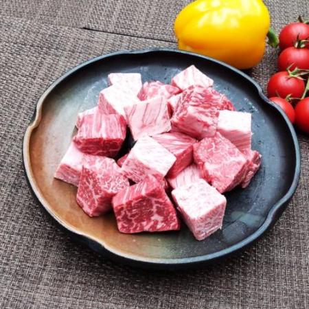 [藤井商店]常陸牛 サイコロステーキ 800g(400g×2)