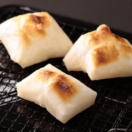 山形県産ヒメノモチ100%の杵つき切り餅『白餅』