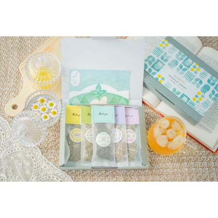 [ヒロコハーブス]5種の農園ハーブティーセット[mint]