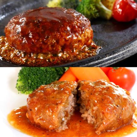 [日本ハム]肉汁あふれるハンバーグ2種6個セット(デミ&和風)