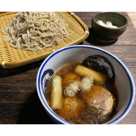 [グルメミートワールド]鴨鍋日光蕎麦セット