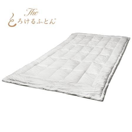 [Theとろけるふとん]敷きパッド セミダブル ホワイト