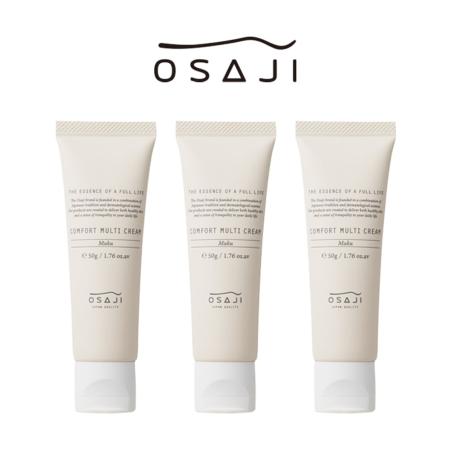 [OSAJI/オサジ]コンフォートマルチクリームMuku(全身用クリーム)50g×3本セット