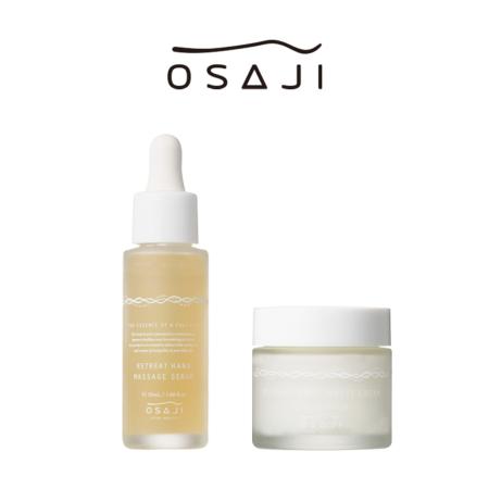 [OSAJI/オサジ]リトリートハンドマッサージセラム(ハンド美容液)・クリームセット