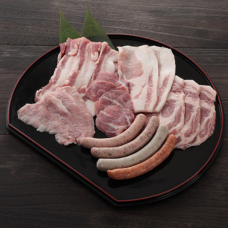 [小江戸黒豚]焼肉セット[化粧箱入り]600g