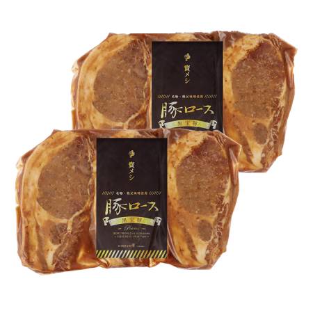 秩父名物「かごしま黒豚・黒宝豚」ロース味噌漬け600g