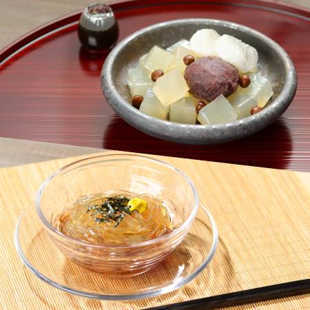 [寒天工房 讃岐屋]あんみつところてんセット小倉餡