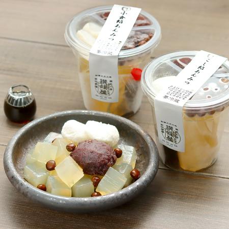 [寒天工房 讃岐屋]あんみつセット 4客セット