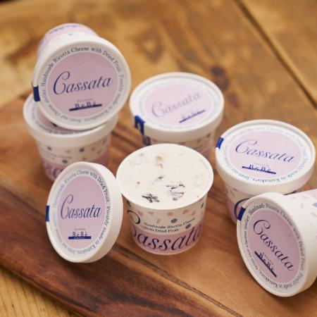 [Latteria BeBe Kamakura]自家製リコッタのアイスケーキ『カッサータ』