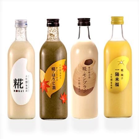 古町糀製造所 季節の甘酒4本セット(秋)