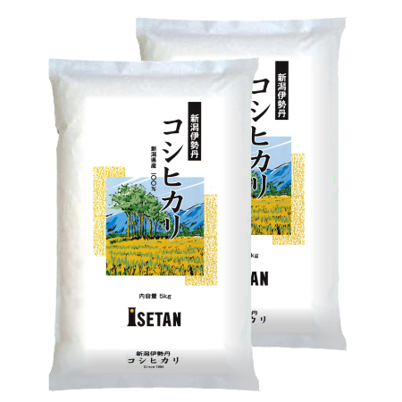 [令和7年産新米]新潟伊勢丹オリジナルコシヒカリ5kg×2本三越伊勢丹限定