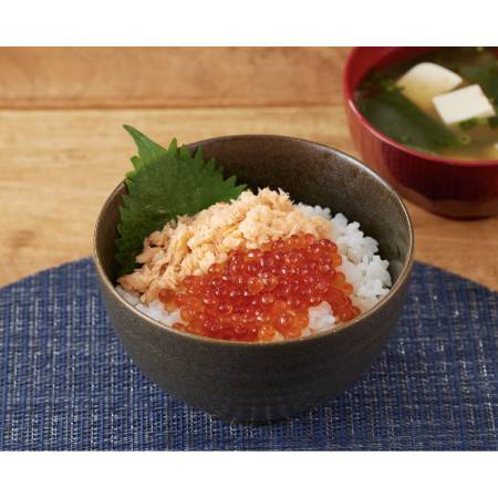 [新潟加島屋]減塩さけ茶漬/減塩いくら醤油漬セット