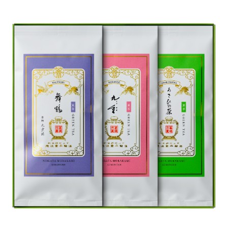 [北限の御茶処 九重園]銘茶詰合せ(舞鶴・特上九重・あさひの茶)