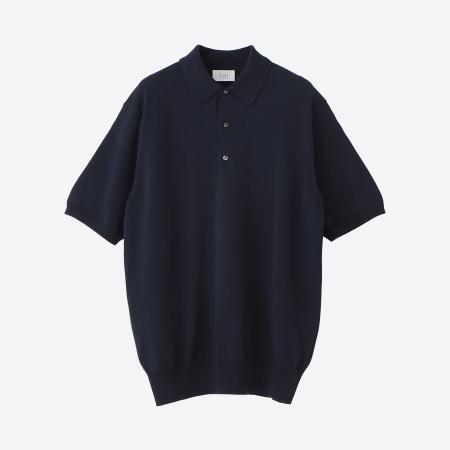 [S.ESSENTIALS/エス エッセンシャルズ]メンズ ハイツイストニットポロ 46(M)