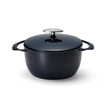 [UNILLOY]キャセロール(鋳物ホーロー鍋) 20cm 藍